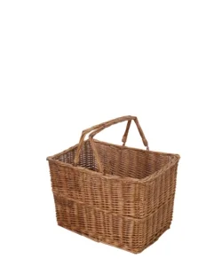 Bestseller Cesta di vimini portalegna con manici